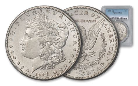 1889-CC $1 Morgan PCGS AU55 l GovMint.com