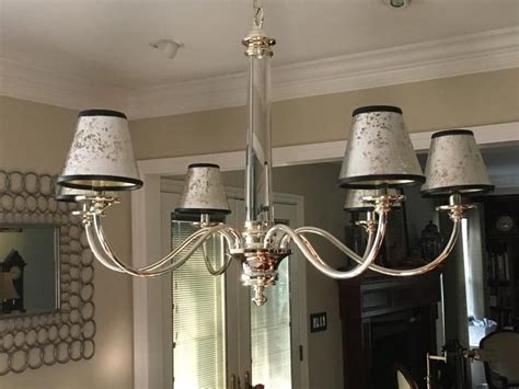 Review photo 1 Mercury Glass Chandelier, Glass Chandelier Shades, Ballard Designs, Antique ...