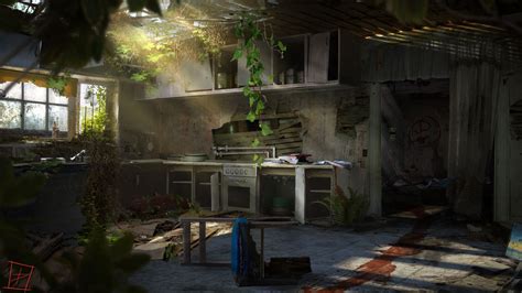 ArtStation - Abandoned_home, Alexander Demakov Apocalypse World ...