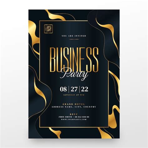 Corporate Event Invitation Design