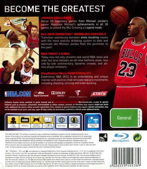 NBA 2K11 cover or packaging material - MobyGames