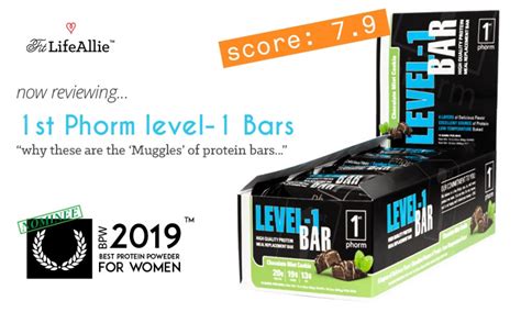 1st Phorm Level-1 Bar Review: The Muggle of Protein Bars?