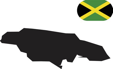 map and flag of Jamaica 11175578 Vector Art at Vecteezy