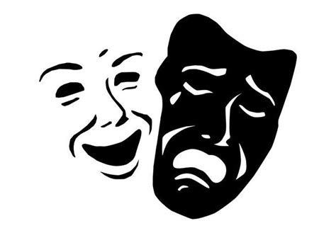 Comedy tragedy drama theatre masks mouse pad – Artofit