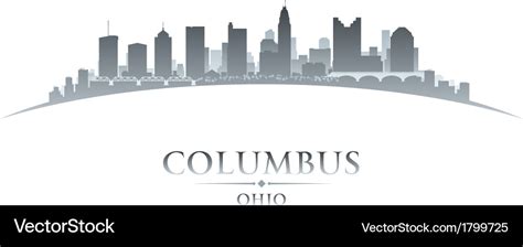 columbus ohio skyline drawing - winterartillustrationhouse