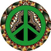 PEACE SIGN: End Greed--STICKERS