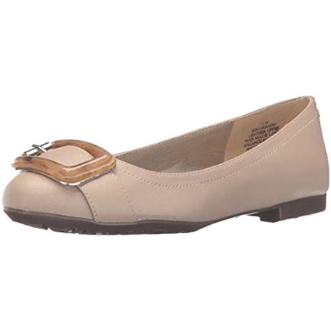 Bandolino Corrado Womens Leather Round Toe Ballet Flats