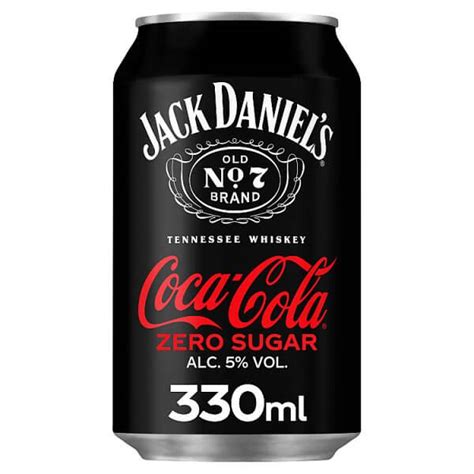 Jack Daniel's & Coke Zero 330ml Can – AFT DrinksCash & Carry