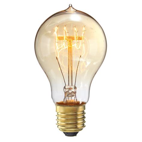 KINGSO Vintage E27 Edison Screw Bulb 60w Dimmable A19 Antique Filament ...