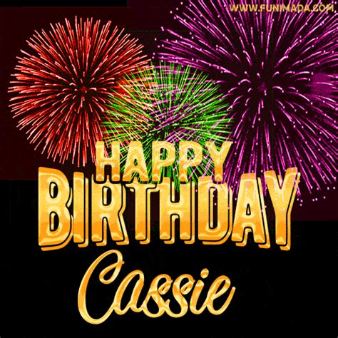 Wishing You A Happy Birthday, Cassie! Best fireworks GIF animated ...