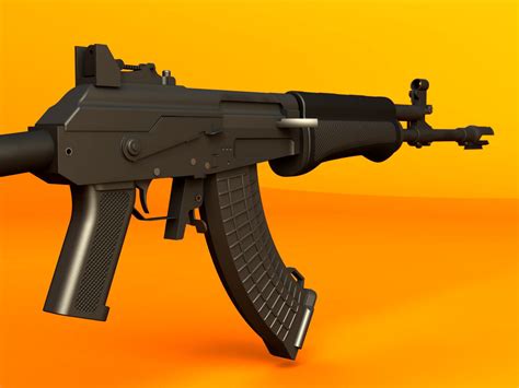 Assault rifle RK 62 free 3D Model animated - CGTrader.com