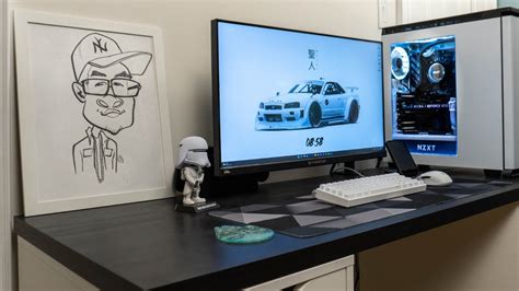 MY Gaming Desk Setup 2022 | Black and White Edition - YouTube