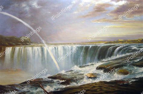 Niagara Falls Painting by Frederic Edwin Church Reproduction ...