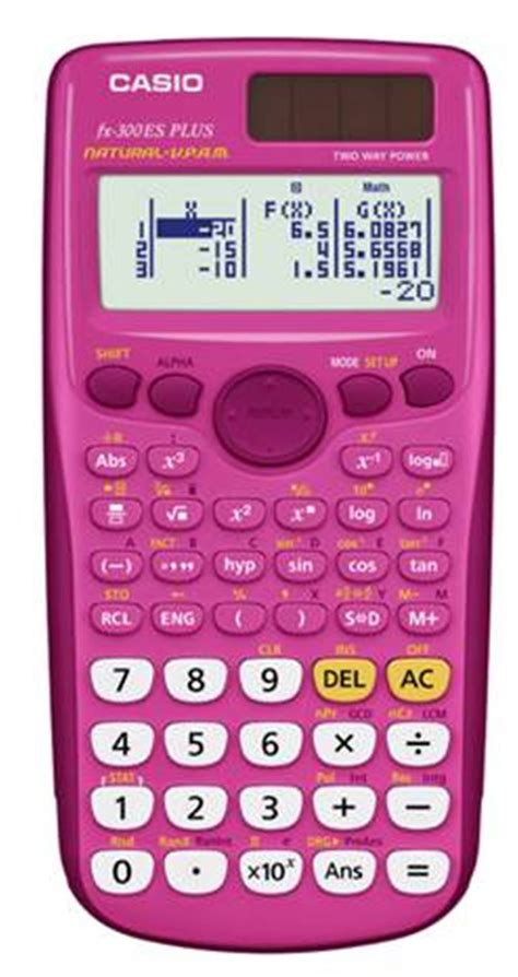 Casio fx-300ES PLUS Scientific Calculator - Pink (300PK-BTS17) – BrickSeek