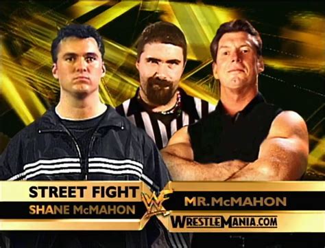 Shane McMahon vs. Vince McMahon Wrestlemania 17 : r/WWEMatchGraphics