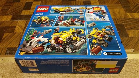 LEGO CITY DEEP SEA SUBMARINE 60092 AND DEEP SEA SCUBA SCOOTER 60090 ...