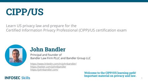 CIPP US Certification - John Bandler