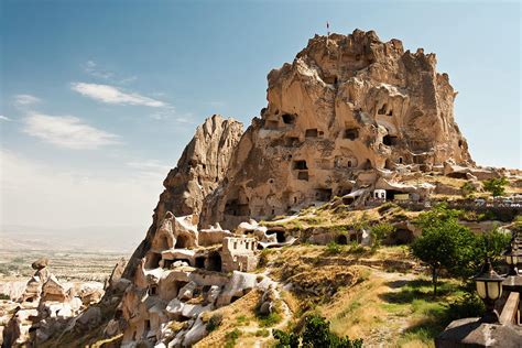 Uchisar Castle In Capadocia by Guvendemir