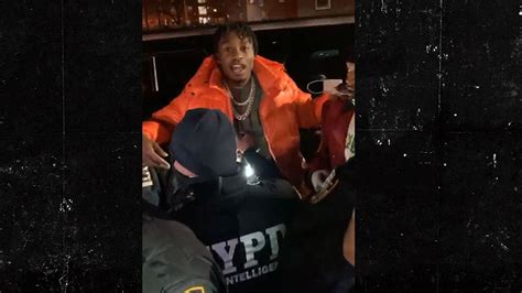 Rapper Lil Tjay Swarmed by NYPD Police During Music Video Shoot