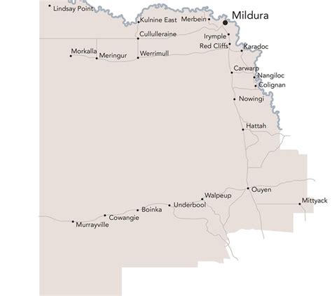 Maps of the Mildura Region