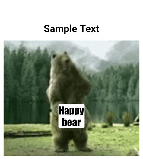 Dancing Bear Animated Gif Maker - Piñata Farms - The best meme generator and meme maker for ...