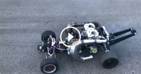 Insane RC Car Fitted With TWO 100cc 2-Stroke Engines! - Muscle Cars Zone!