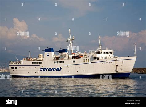 Capri Island Ferry Port of Naples Italy Stock Photo - Alamy