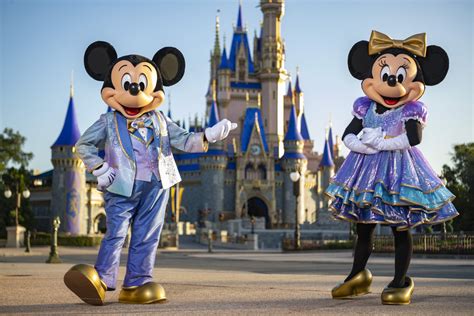 Mickey and Minnie Receive Special Disney World 50th Anniversary Costumes