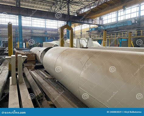 Finished Goods Warehouse in the Metallurgical Plant Stock Image - Image of pipe, metallurgy ...