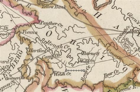 Maps of Ohio County, KY: 1818 Map