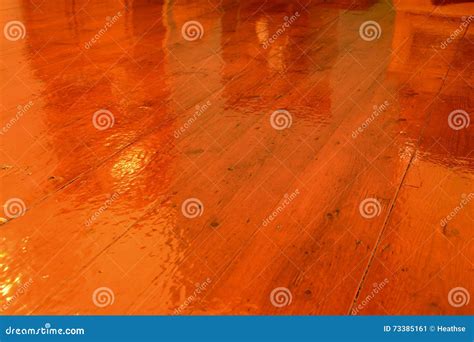 Highly polished wood floor stock image. Image of softwood - 73385161