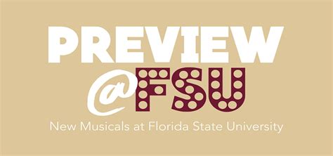 Music Theatre News - Preview@FSU - Florida State University College of Music