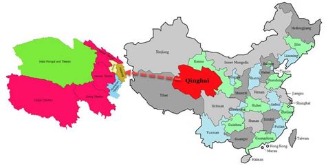 Map of Qinghai Province Source:... | Download Scientific Diagram