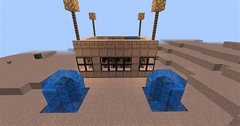 sand house Minecraft Map