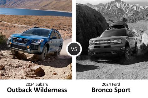 Off-Road SUV Comparison: Subaru Outback vs. Ford Bronco Sport | Hallmark Subaru