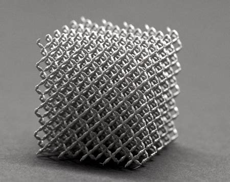 Novel 3D-printed method produces metallic pentamode metamaterials