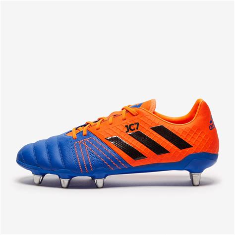 adidas Kakari Elite SG - Blue/Core Black/Solar Orange - Mens Boots - Soft Ground