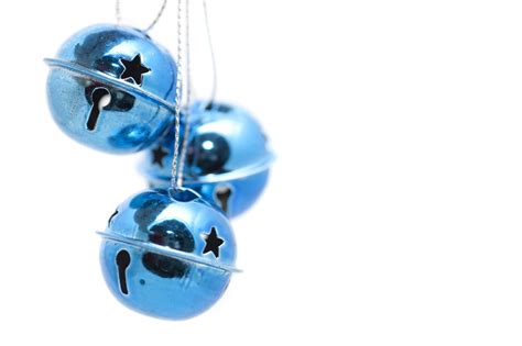 Photo of Blue Christmas bells | Free christmas images