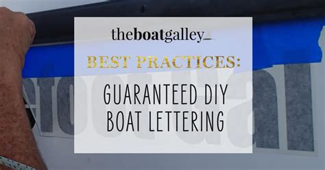 DIY Boat Name Lettering - The Boat Galley