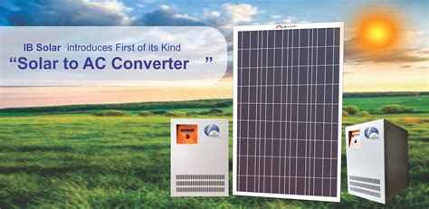 Solar Energy Converter | AC to DC Converter | IB Solar