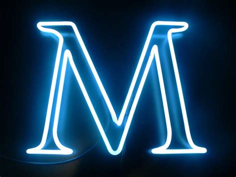 The Letter M | Neon words, Lettering, Neon art