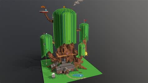 Adventure Time Tree house - 3D model by klaudiadre [60001ed] - Sketchfab