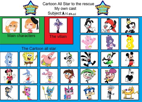 My Cartoon All Stars meme by MapleArt184 on DeviantArt