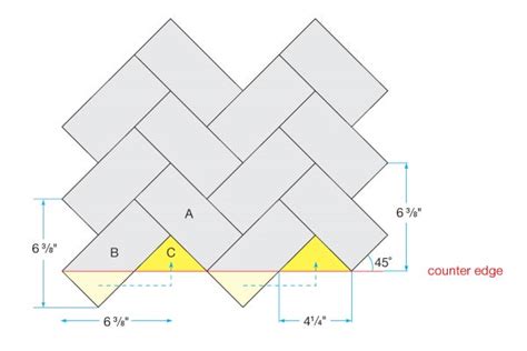 Aspect Herringbone Installation