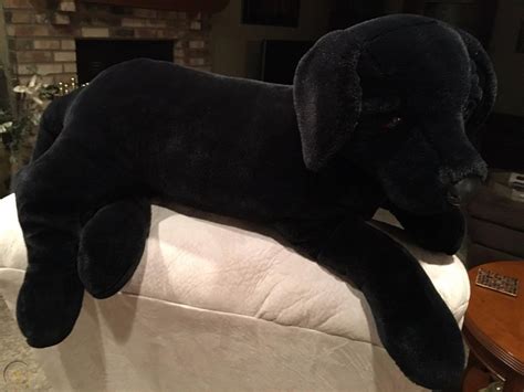 Extra Large Plush Black Lab Stuffed Dog by Douglas Company..MUST SEE ...