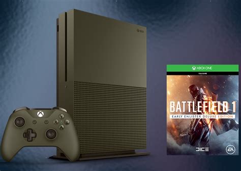 Xbox One S Battlefield 1 Special Edition Bundle Unveiled (video ...