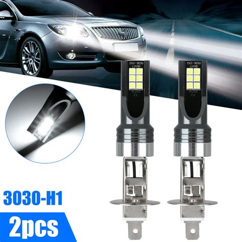 H1 LED Headlight Bulbs, EEEkit Car H1 Light Bulbs w/ High Low Beam Light Conversion Kit, 6500K ...