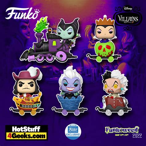 Disney Villains Train set Funko Pop - town-green.com