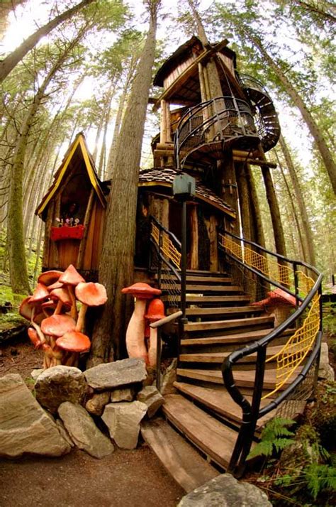 3 Story Treehouse Revelstoke British Columbia Canada | Træ huse, Arkitekter, Huse i træer