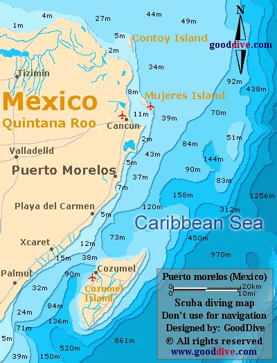 Puerto Morelos Mexico Map